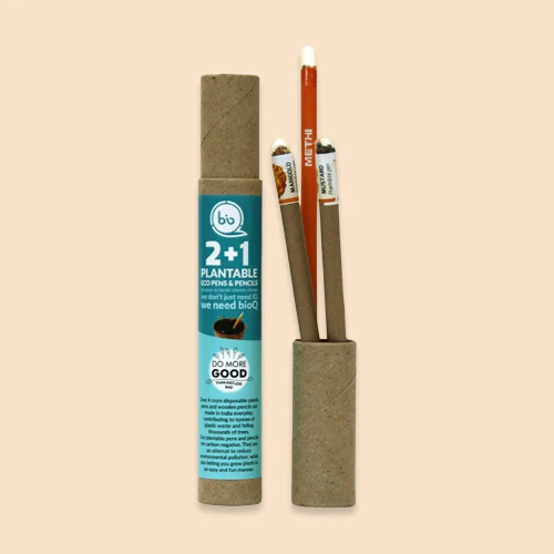 Plantable Stationary Set ( 2 Pens + 1 Pencil )